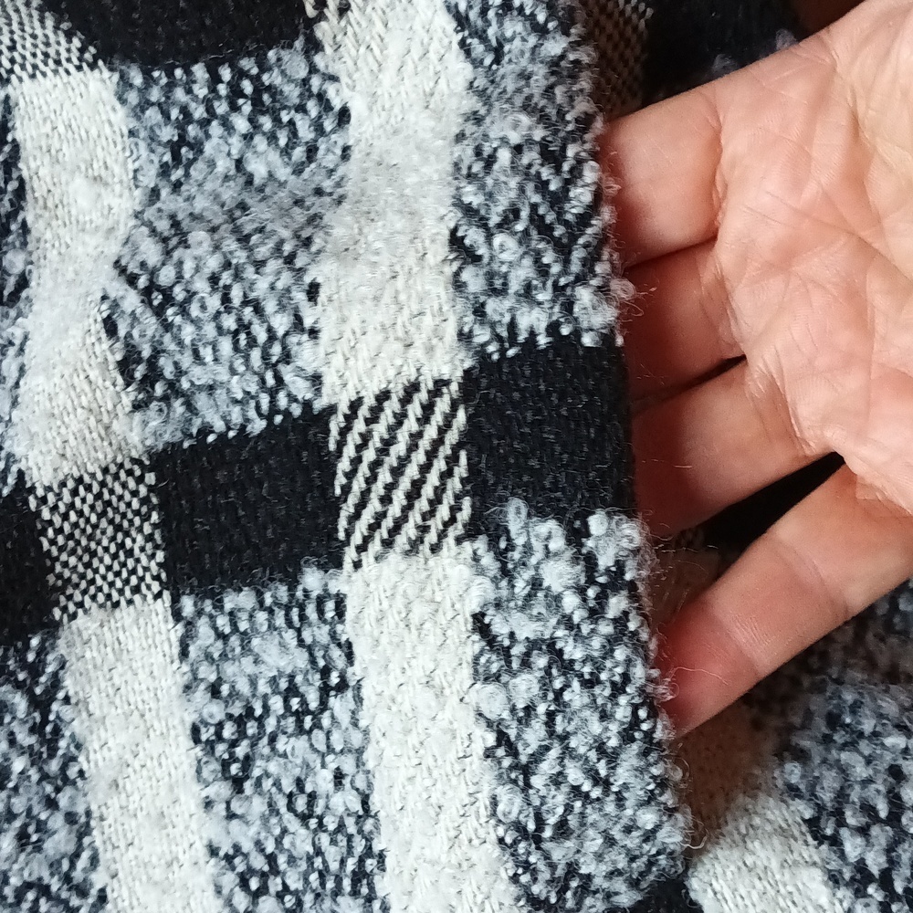 Steve Madden Eldridge shirt jacket shacket snaps pockets houndstooth… - Picture 11 of 11